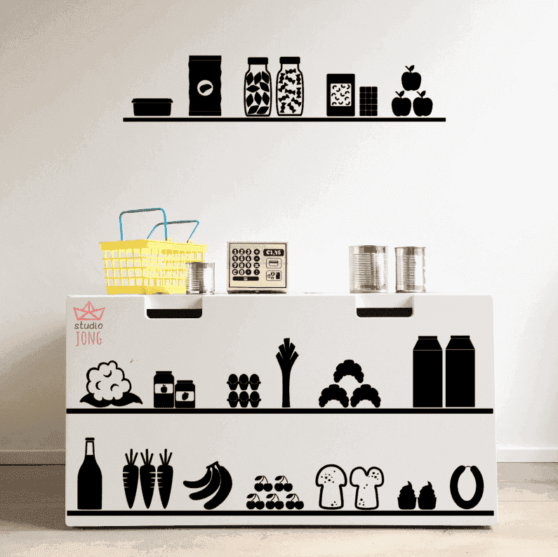 Sticky Shop winkelstickers supermarkt (voordeelset)