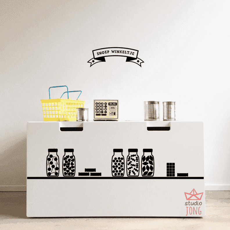 Sticky Shop winkelstickers snoepwinkeltje