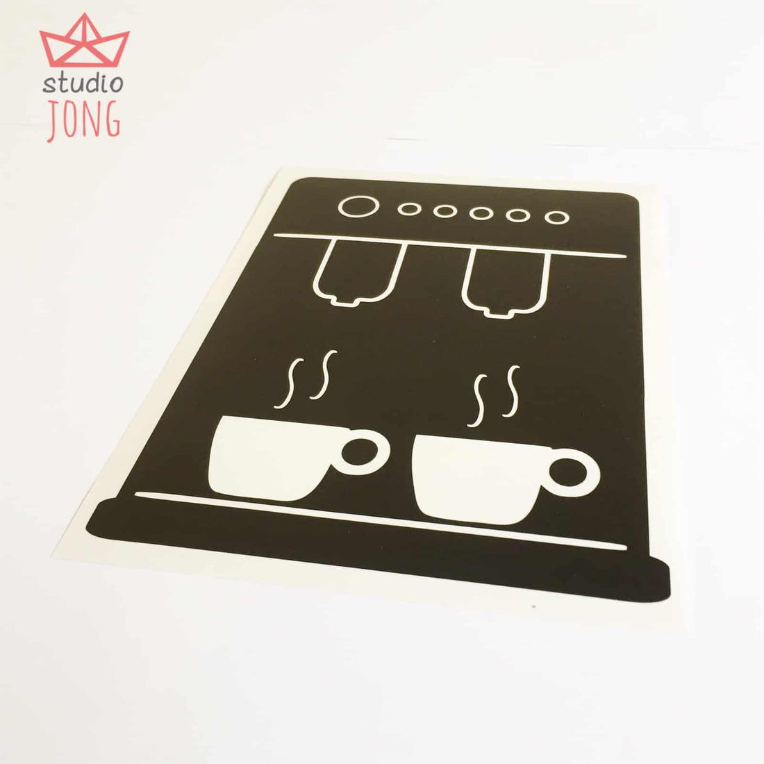 Stick & Cook (keukensticker) koffiemachine