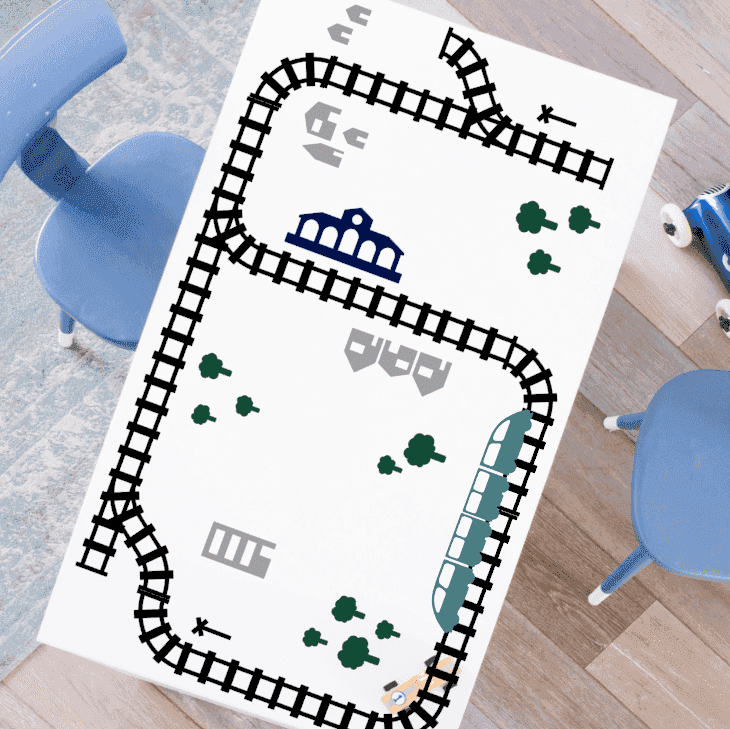Sticky Rails zwart + kleur