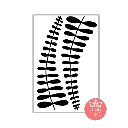 Botanische interieurstickers varens