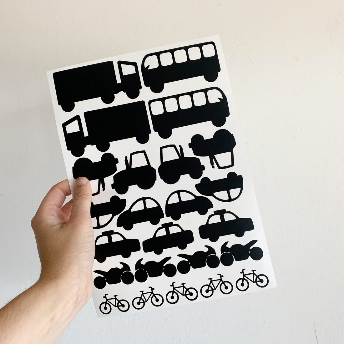 voertuigen muursticker