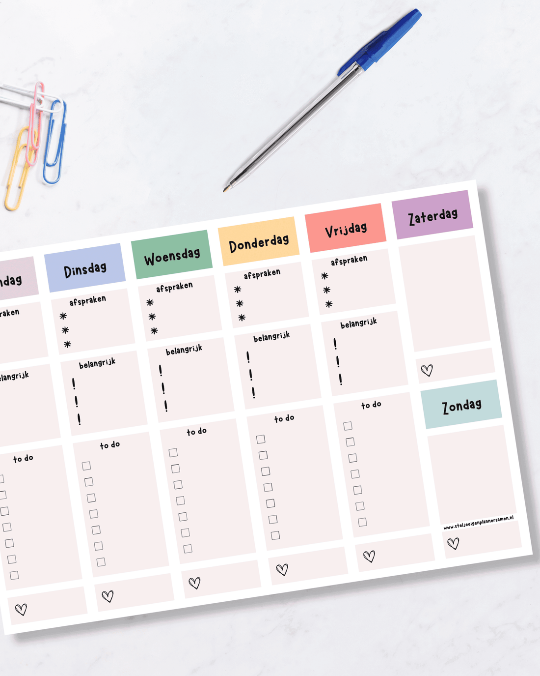 weekplanner