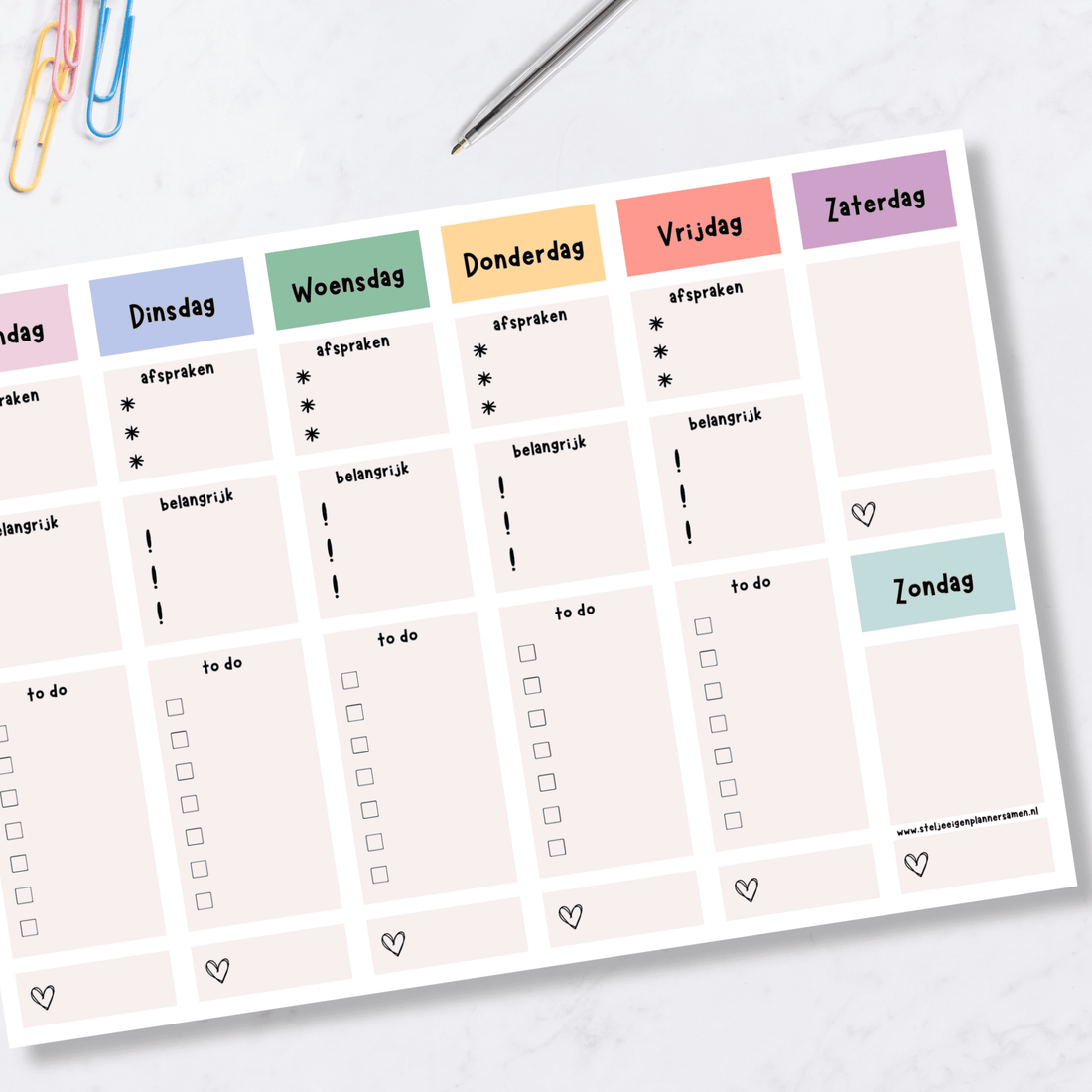 weekplanner