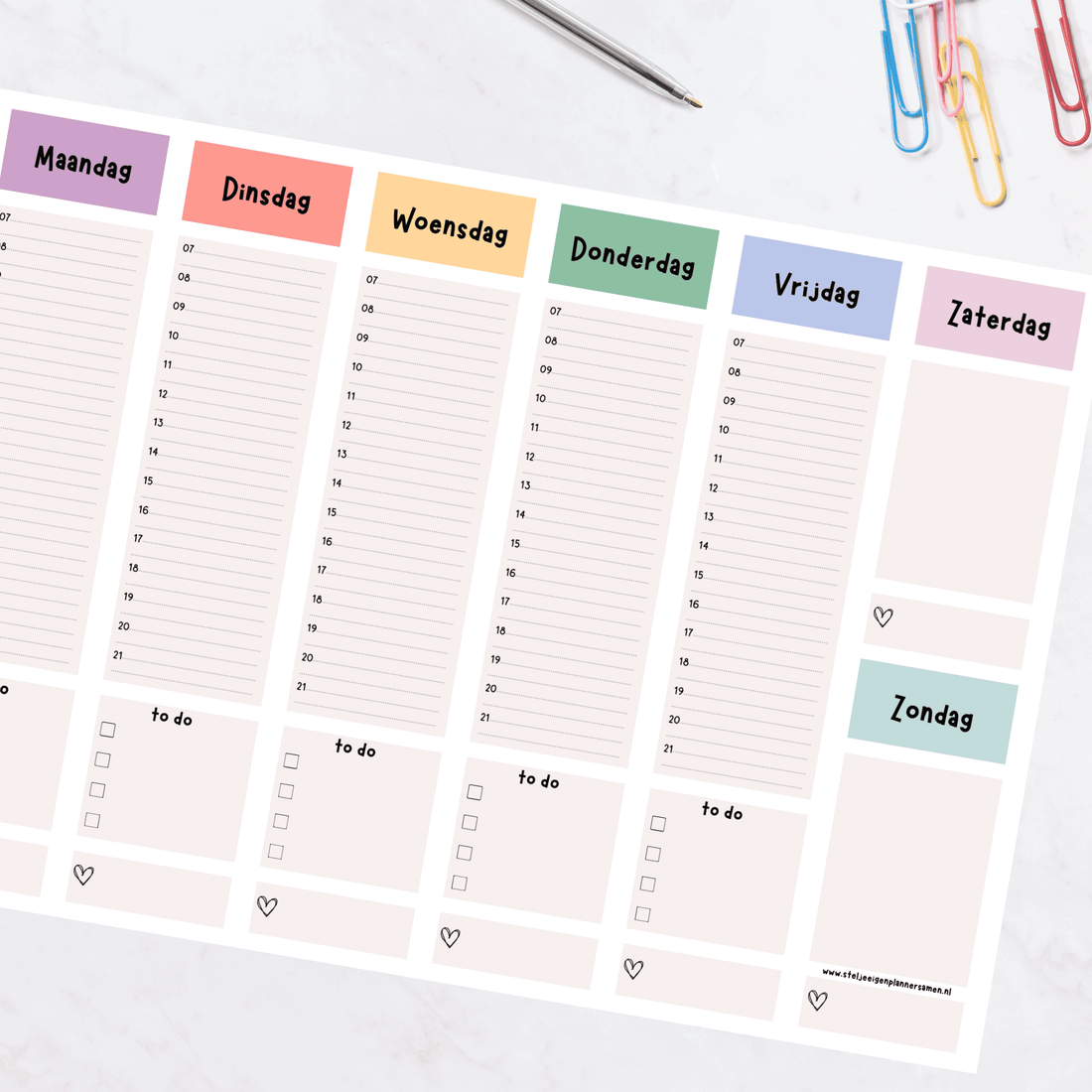 weekplanner