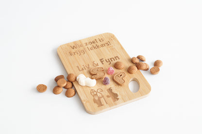 Wie zoet is krijgt lekkers borrelplankje