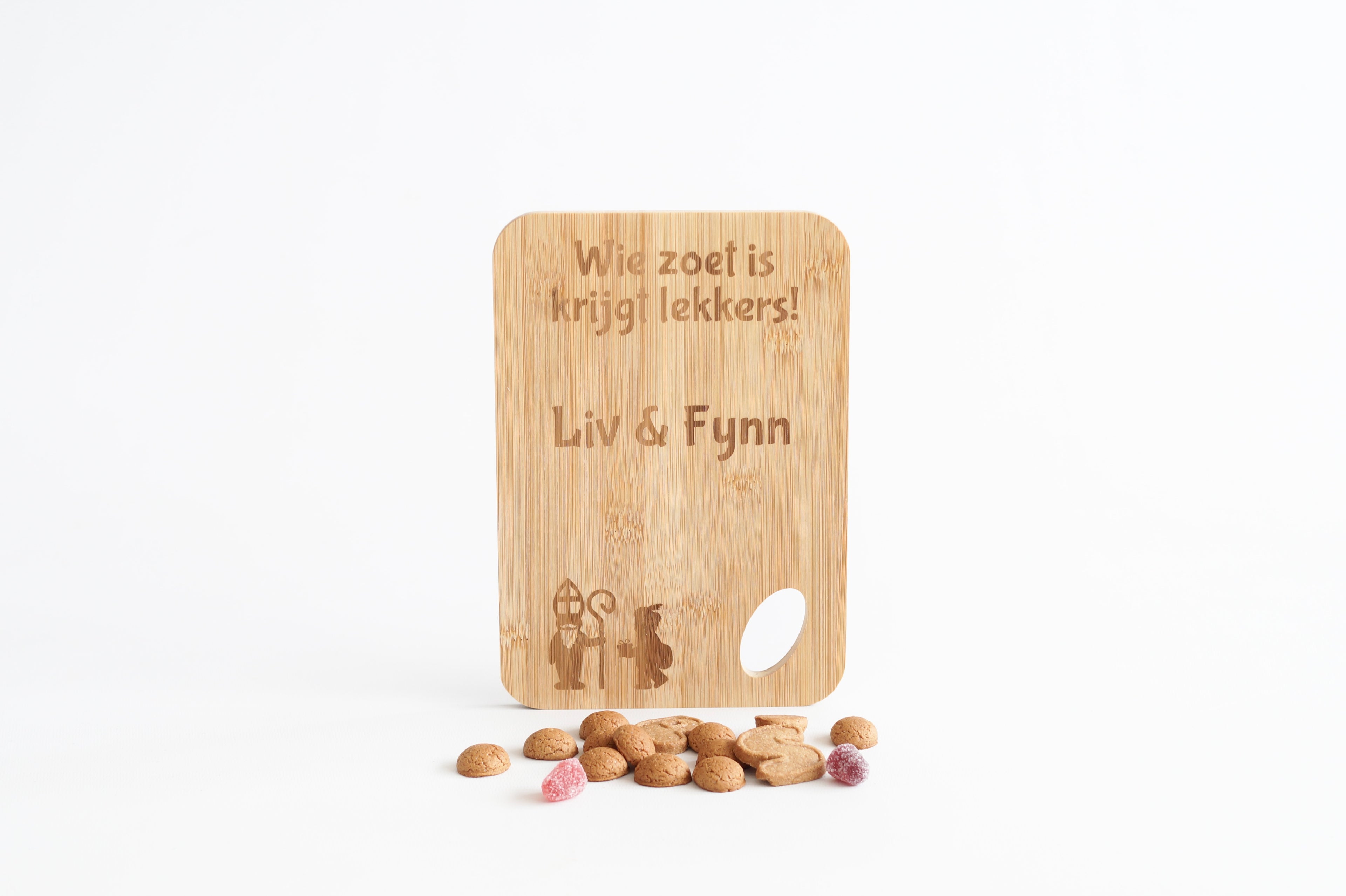 Wie zoet is krijgt lekkers borrelplankje