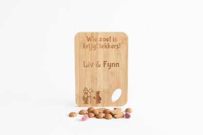 Wie zoet is krijgt lekkers borrelplankje