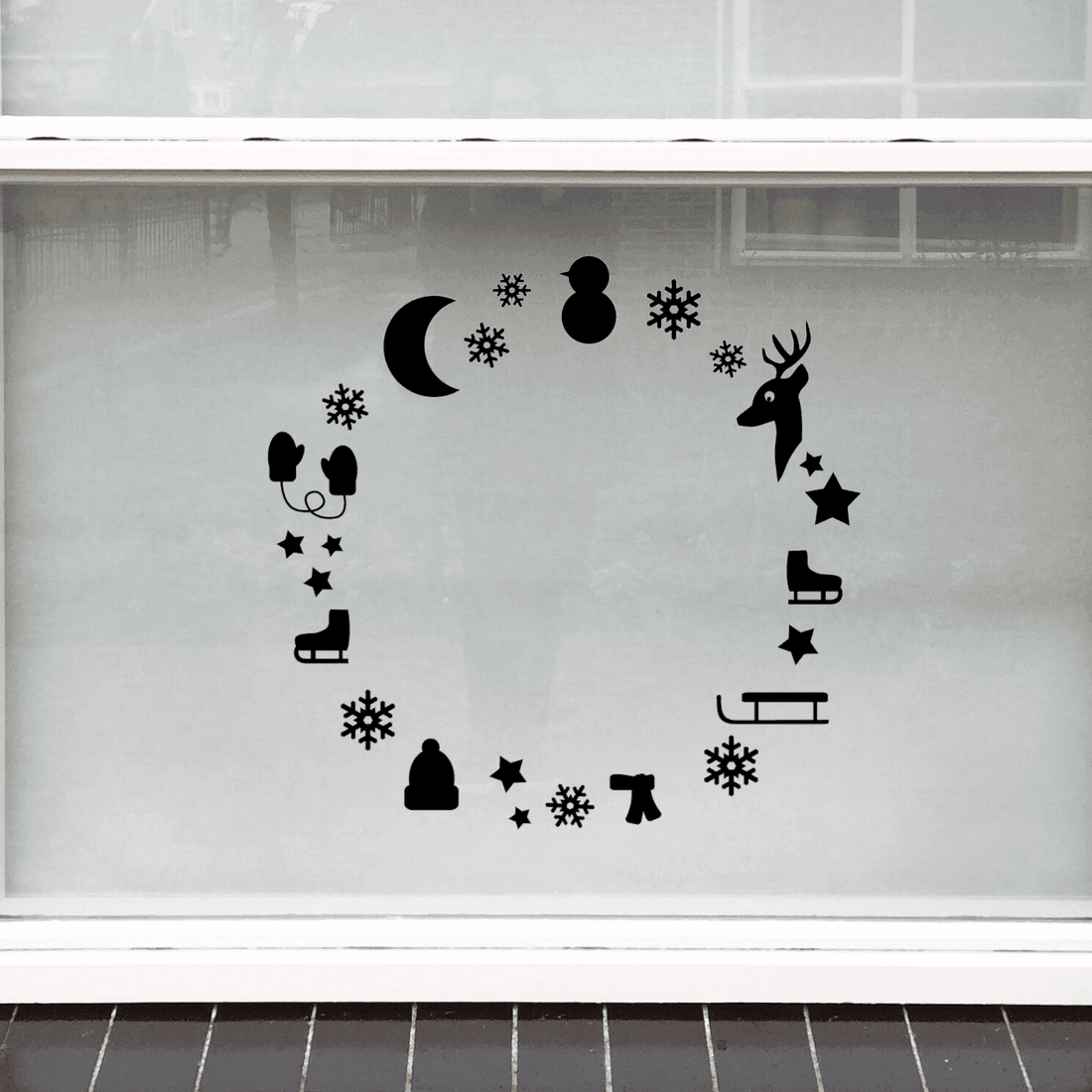 adventskalender raamsticker