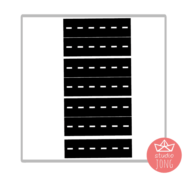 Sticky Roads XL losse wegdelen