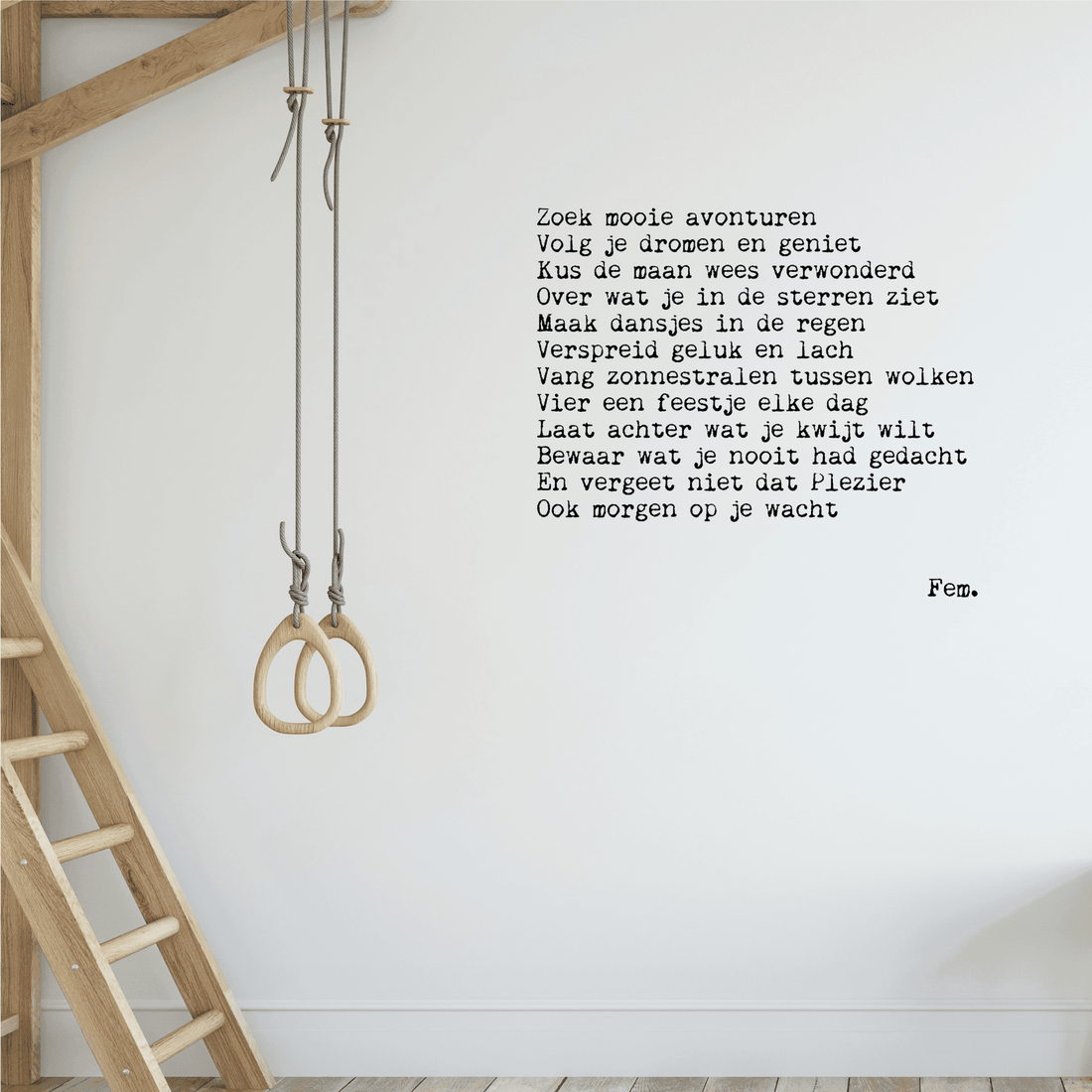 Papierpleziertjes muursticker &