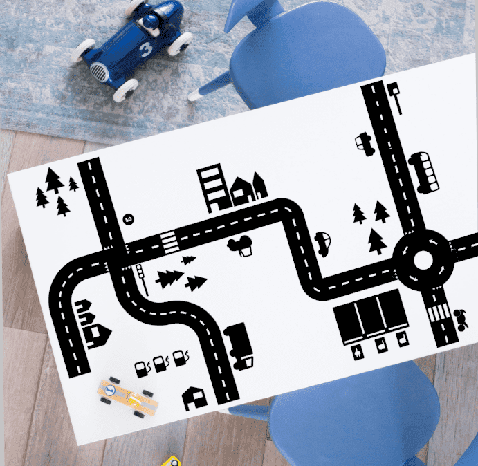 Sticky Roads voordeelset zwart of wit